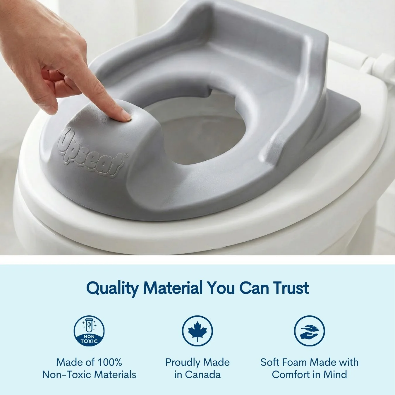 Upseat 3-in-1 Ergonomic Potty Training Set - Image 11