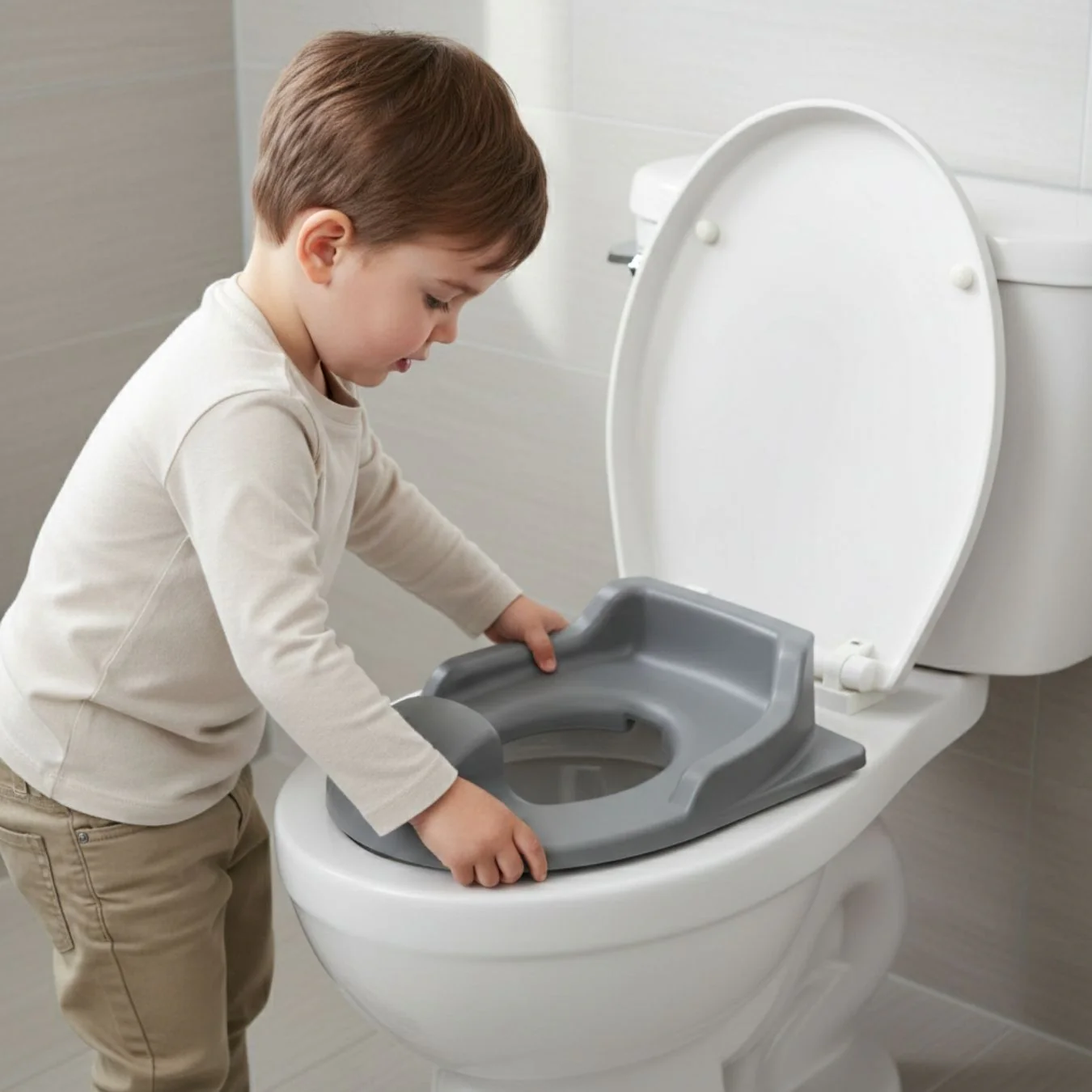 Upseat 3-in-1 Ergonomic Potty Training Set - Image 8