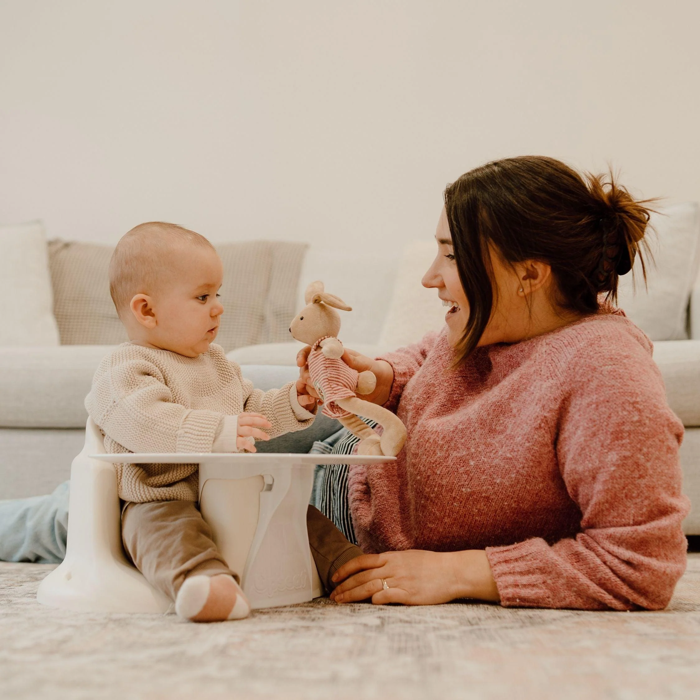 Upseat Baby Floor & Booster Seat with Tray - Image 22