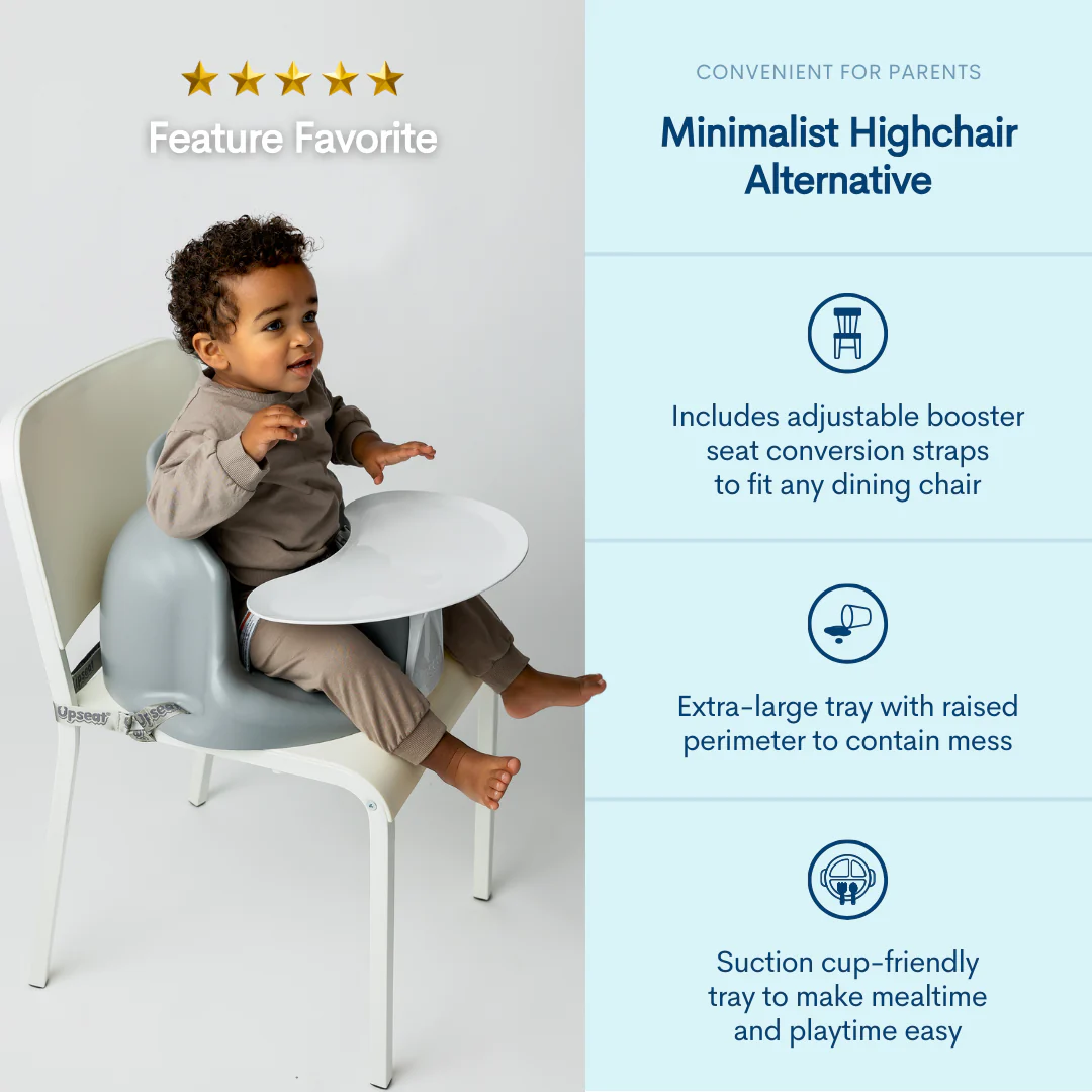 Upseat Big XL Floor & Booster Seat with Tray - Image 5