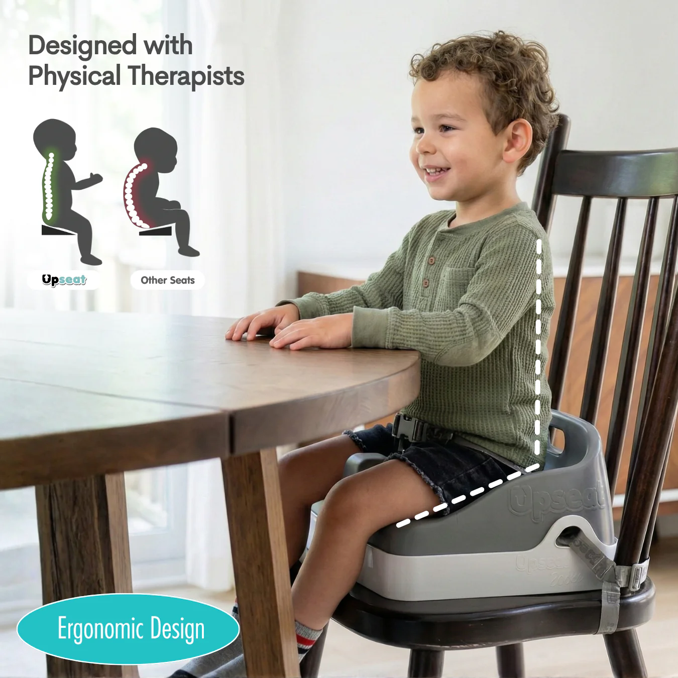 Upseat Boost Ergonomic Toddler Booster Seat - Image 3